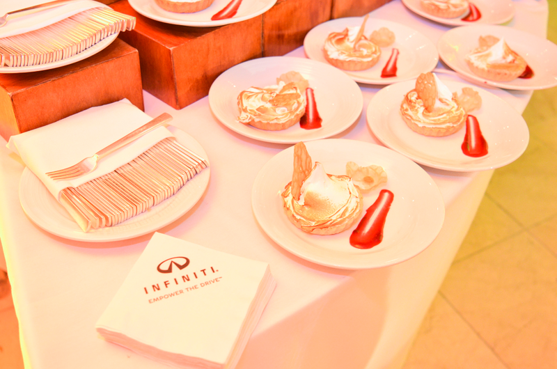 Desserts. Thanks, Infiniti!Derrick Davis